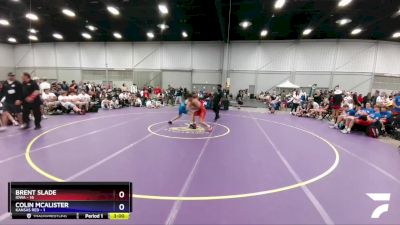 160 lbs Quarterfinals (8 Team) - Brent Slade, Iowa vs Colin McAlister, Kansas Red