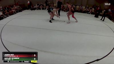 148 lbs Round 7 (8 Team) - Haylee McGrew, Team Iowa vs Jaden Ney, Kansas Pink Gecko