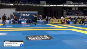 RODNEI BARBOSA GABRIEL JUNIOR vs NOBUHIRO SAWADA 2019 World IBJJF Jiu-Jitsu No-Gi Championship