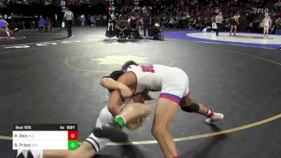 138 lbs Consi Of 8 #2 - Regino Raiz, Buchanan (CS) vs Braden Priest, Bakersfield (CS)