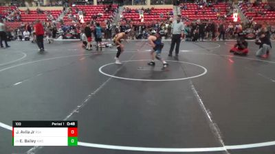 100 lbs Cons. Round 4 - Ethan Bailey, Norton Wrestling Club vs Jaxon Avila Jr, Rhodes Supreme Avengers