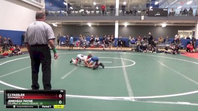 75 lbs Round 2 (6 Team) - Jeremiah Payne, Columbus St. Francis Desales vs CJ Fassler, Wadsworth