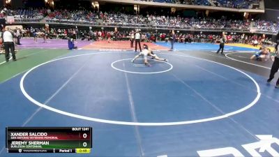 5A 132 lbs Cons. Round 2 - Jeremy Sherman, Burleson Centennial vs Xander Salcido, San Antonio Veterans Memorial