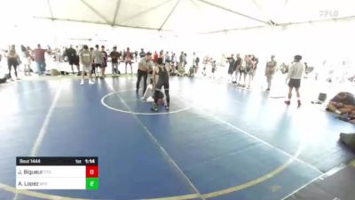 95 lbs Rr Rnd 4 - Julian Bigueur, Ctc vs Andres 'Rambo' Lopez, Wlv Jr Wrestling