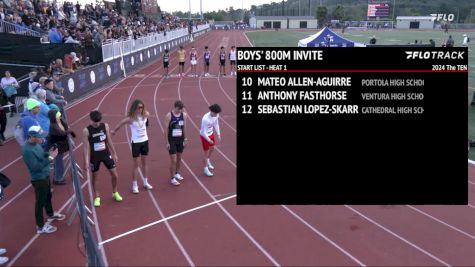 High School Boys' 800m, Finals