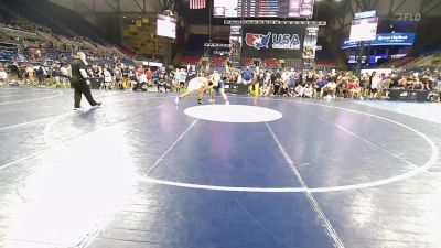 285 lbs Cons 32 #2 - Dominic Echeverria, Oregon vs Trent Warner, Iowa