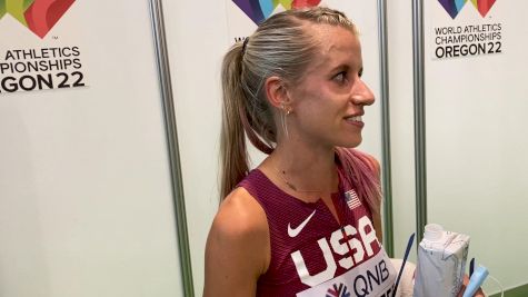 Karissa Schweizer Comes Back From 10K To Qualify For 5K Final