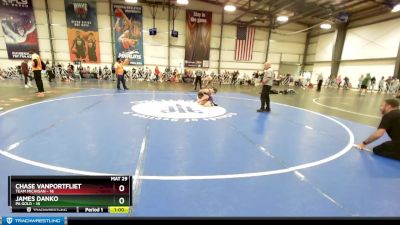 80 lbs Rd# 8- 12:30pm Saturday Final Pool - James Danko, PA Gold vs Chase VanPortfliet, Team Michigan