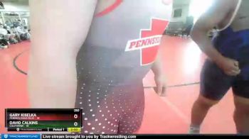 250 lbs Placement Matches (8 Team) - Caleb Tyler, Pennsylvania Blue vs Enrique Segura, California