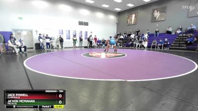 190 lbs Cons. Round 6 - Ja`Von McMahan, McCallie vs Jace Powell, Clarksville