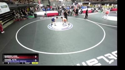 120 lbs Cons. Round 2 - Barron Luna, Jedi Wrestling Academy vs Hansel Acte, Eisenhower High School Wrestling