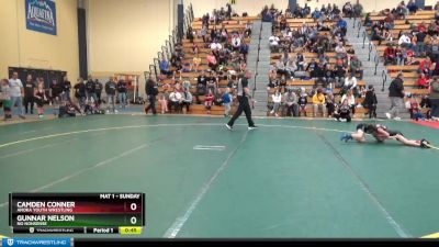 65 lbs Cons. Round 2 - Gunnar Nelson, No Nonsense vs Camden Conner, Anoka Youth Wrestling