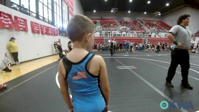 55 lbs Consi Of 4 - Coleman Baker, Tecumseh Takedown Club vs Asher Bell, Division Bell Wrestling