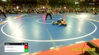 105 lbs Round Of 32 - Hank Marriott, Greater Heights Wrestling vs Kingston Stroshine, Sons Of Atlas