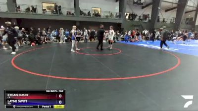 106 lbs Quarterfinal - Ethan Busby, CA vs Layne Swift, WA