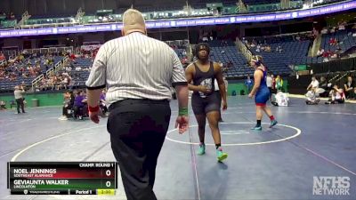 2A 285 lbs Champ. Round 1 - Geviaunta Walker, Lincolnton vs Noel Jennings, Southeast Alamance