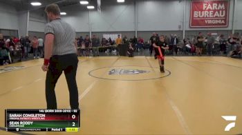 92 lbs Cons. Round 3 - Sean Roddy, Chesapeake vs Sarah Congleton, Virginia Patriots Wrestling