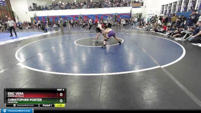 126 lbs Champ. Round 2 - Christopher Porter, Lewiston vs Eric Vera, American Falls