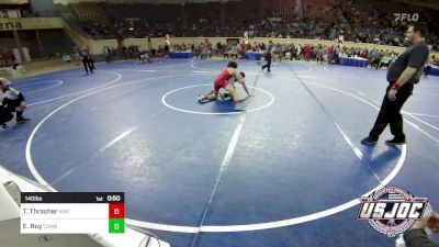 140 lbs Consi Of 16 #2 - Ty Thrasher, Keystone Wrestling Club vs Erik Roy, Comanche