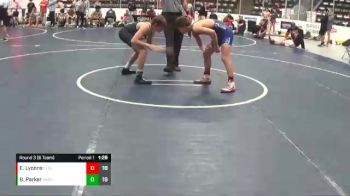 130 lbs Round 3 (6 Team) - Easton Lyonns, Flint Tropics vs Braylen Parker, Bad Bass WC