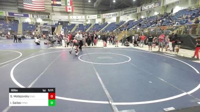 80 lbs Rr Rnd 2 - Sailor Matejovsky, Eaglecrest WC vs Iliyah Sailas, Pomona Elite