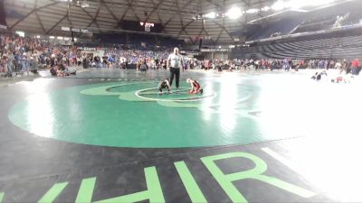 49 lbs Champ. Round 2 - Tucker Hutchison, Twin City Wrestling Club vs Dennis Wiltse, Enumclaw Yellow Jackets Wrestling Club