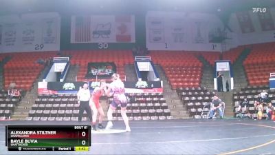 120 lbs Semifinal - Bayle Buvia, Unattached vs Alexandra Stiltner, Unaffiliated