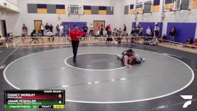 157 lbs Cons. Round 5 - Chancy Worsley, Mogollon WC vs Jahari McQuiller, Arizona Cross Trained Wrestlin