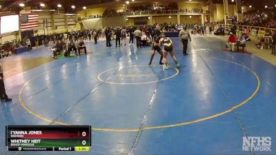 145 lbs Semifinal - Whitney Heit, Bishop Manogue vs I`yanna Jones, Western