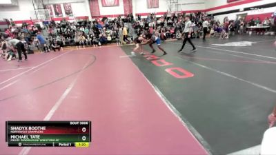 110-120 lbs Round 1 - Shadyx Boothe, Northwest Grapplers vs Michael Tate, Pirate Powerhouse Wrestling Ac