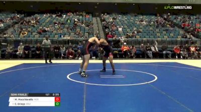 197 lbs Semifinal - Michael Macchiavello, NC State vs Corey Griego, Oregon State