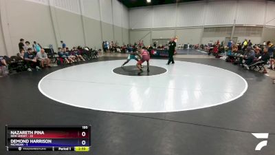 195 lbs Round 1 (8 Team) - Nazareth Pina, New Jersey vs Demond Harrison, Michigan