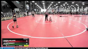 48 lbs Rd# 3 12:00pm Friday - Jacobi Burkett, PA Silver vs Jaxson Williams, Cali Red