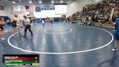 157 lbs Cons. Round 2 - Aydan Fuller, Natrona County vs Trayson Hastings, Sheridan