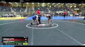 195 lbs Round 1 (4 Team) - Hayden Murphy, 3A Rainier vs Jeremiah Lepre, 3A Sutherlin