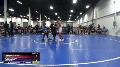 165 lbs 2nd Wrestleback (8 Team) - Carlos Sanchez, California vs Tyrus Alley, Missouri