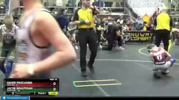 80 lbs Round 2 (4 Team) - Jason Grimmett Jr, Barn Kids vs Brady Kolenda, Ares WC