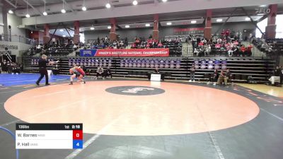 136 lbs Round Of 32 - Willow Barnes, Missouri Valley College vs Piper Hall, Vanguard (Calif.)