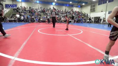 49 lbs Final - Aysa Al-Qahtani, Wyandotte Youth Wrestling vs Achilles Davie, Salina Wrestling Club