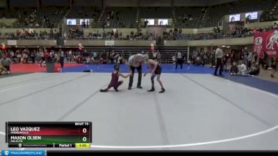 70 lbs Cons. Round 3 - Leo Vazquez, Minneapolis vs Mason Olsen, Mn Elite