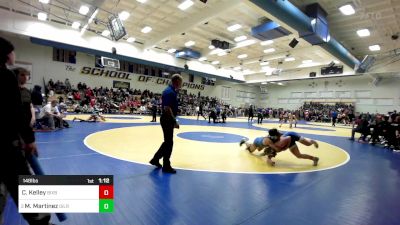 148 lbs Round Of 16 - Caden Kelley, Bixby (OK) vs Maxximus Martinez, Gilroy