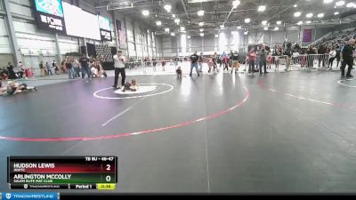 46-47 lbs Round 3 - Hudson Lewis, INWTC vs Arlington McColly, Salem Elite Mat Club