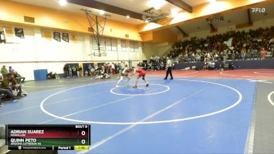 144 lbs Quarterfinal - Quinn Peto, Arizona Lutheran HS vs ADRIAN SUAREZ, Mogollon