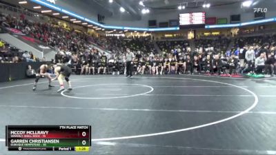 144 lbs 5th & 7th Place - McCoy Mcllravy, Waverly-Shell Rock vs Garren Christiansen, Dubuque Hempstead