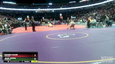 138-4A Champ. Round 1 - Jesse Riopel, Canon City vs Hayden Haase, Windsor