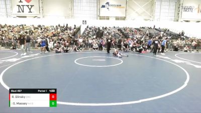 90 lbs Semifinal - Samantha Massey, New Hartford / Sauquoit Youth Wrestling vs Raymond Glinsky, Quaker Wrestling Club