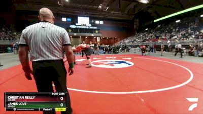 2A-285 lbs 1st Place Match - Christian Reilly, Hulett vs James Love, Lovell