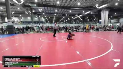 120 lbs Quarterfinal - Kaleb Inzana, King George vs Michael Finley, Tallwood Wrestling Club