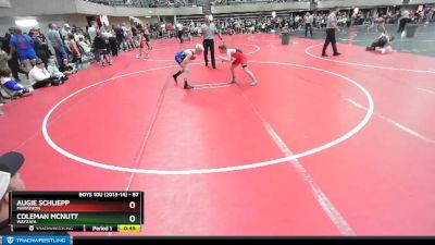 87 lbs Cons. Round 2 - Coleman McNutt, Wayzata vs Augie Schliepp, Marathon