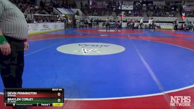 1A-4A 120 Quarterfinal - Braylen Corley, St James vs Devin Pennington, Deshler